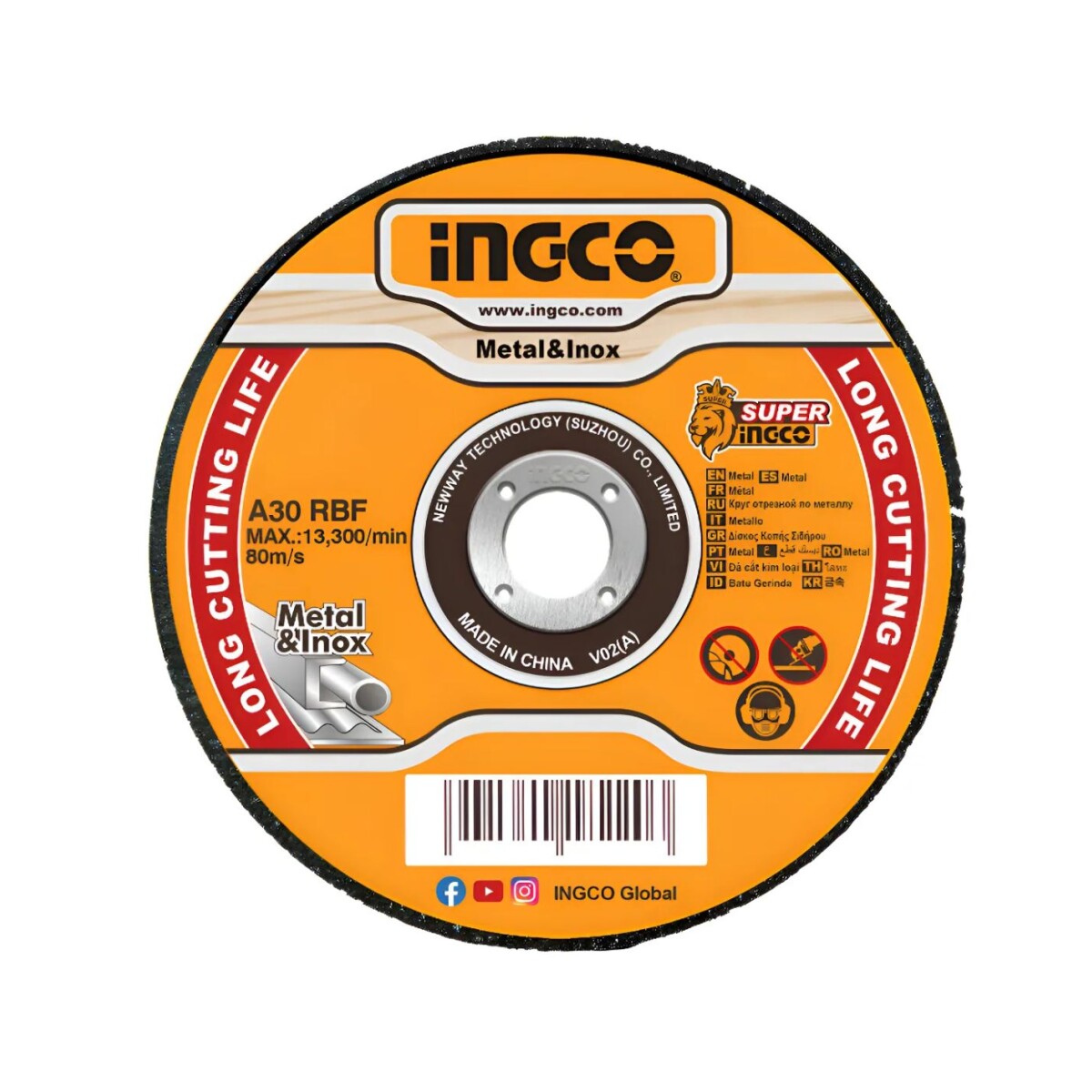 DISCO 4 1/2 X 1MM INGCO Disco 4 1/2 X 1mm Ingco