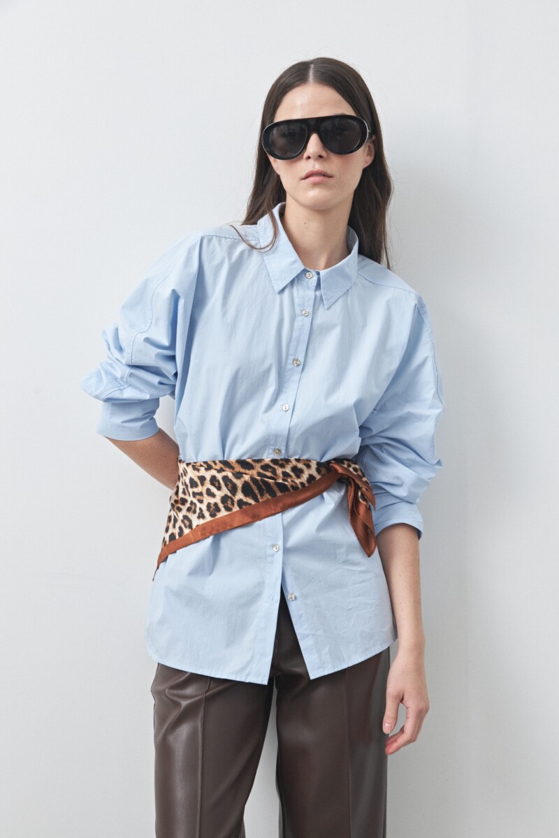 CAMISA CHRISTA - Celeste 