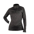 Buzo de Mujer Topper Running Layer Negro Melange