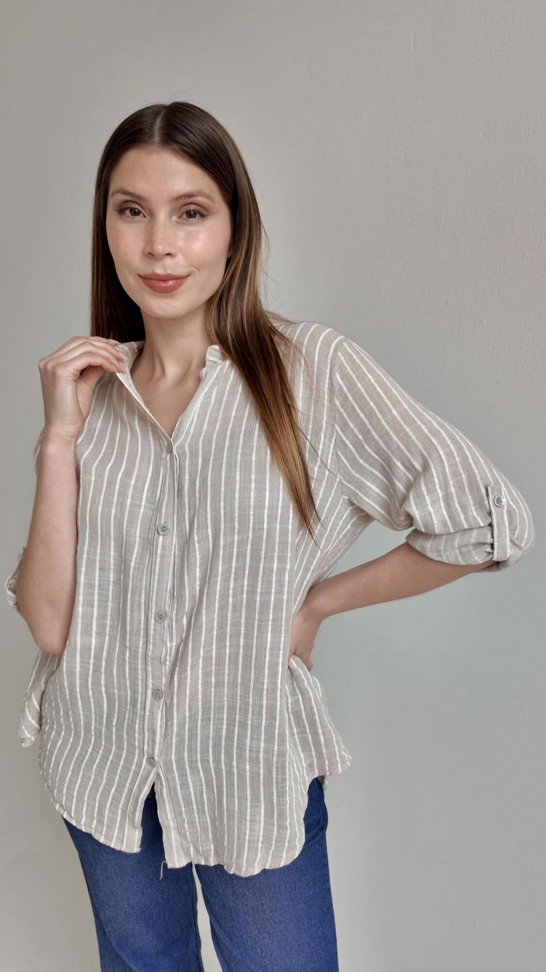 Camisa Venecia Beige