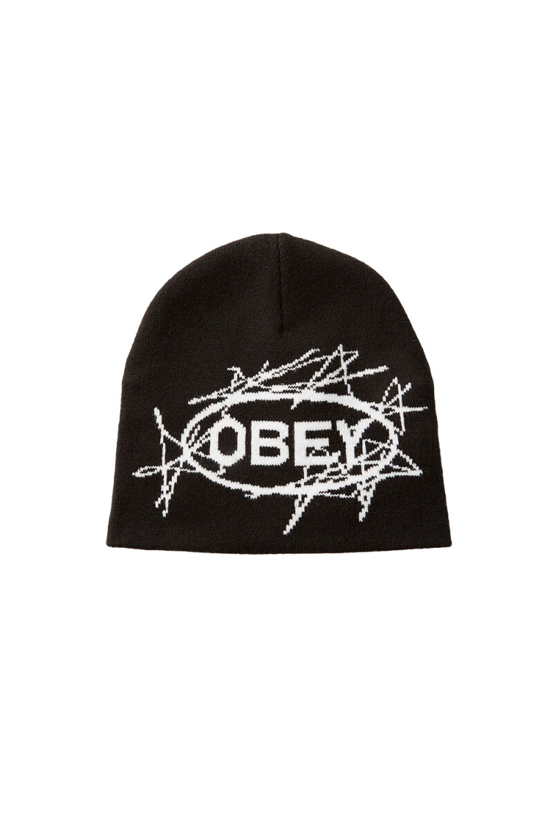 OBEY SCRAM BEANIE Negro