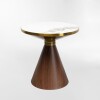 MESA AUXILIAR CONO CERAMIC Blanco - Small