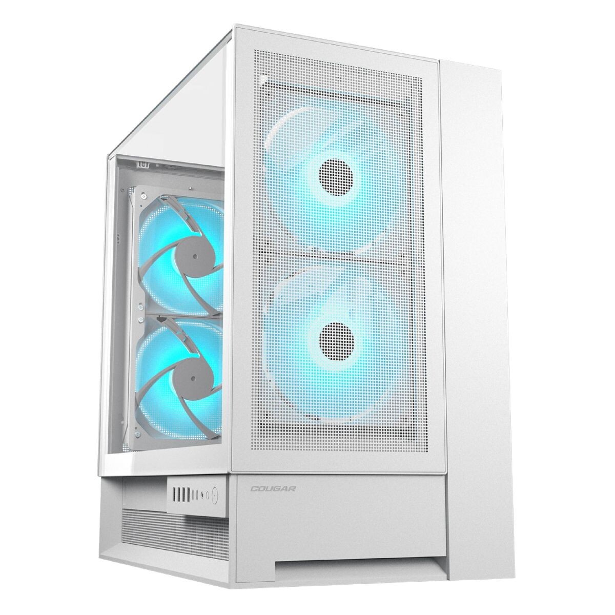 Gabienete Gamer Cougar Omnyx 4 Fanes Incluidos Mid Tower - BLANCO 