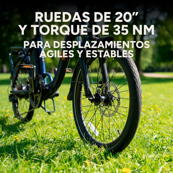 Bicicleta electrica GoGreen Soul Aluminio 250w 8Ah 25km/h Color Negro