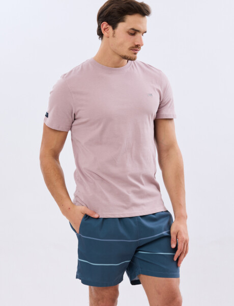 SHORT DE BAÑO RAYADO Azul