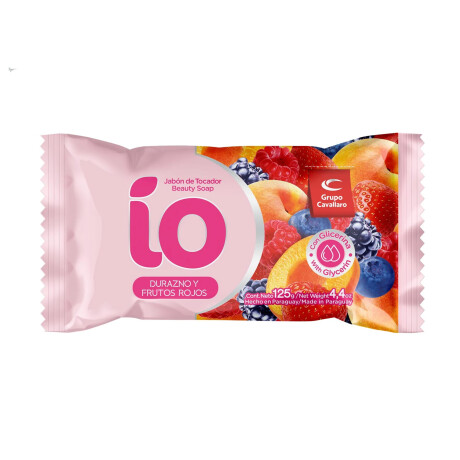 Jabón de Tocador IO 125grs Durazno y Frutos Rojos