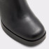 SERAPHICA DARK BROWN LEATHER BLACK