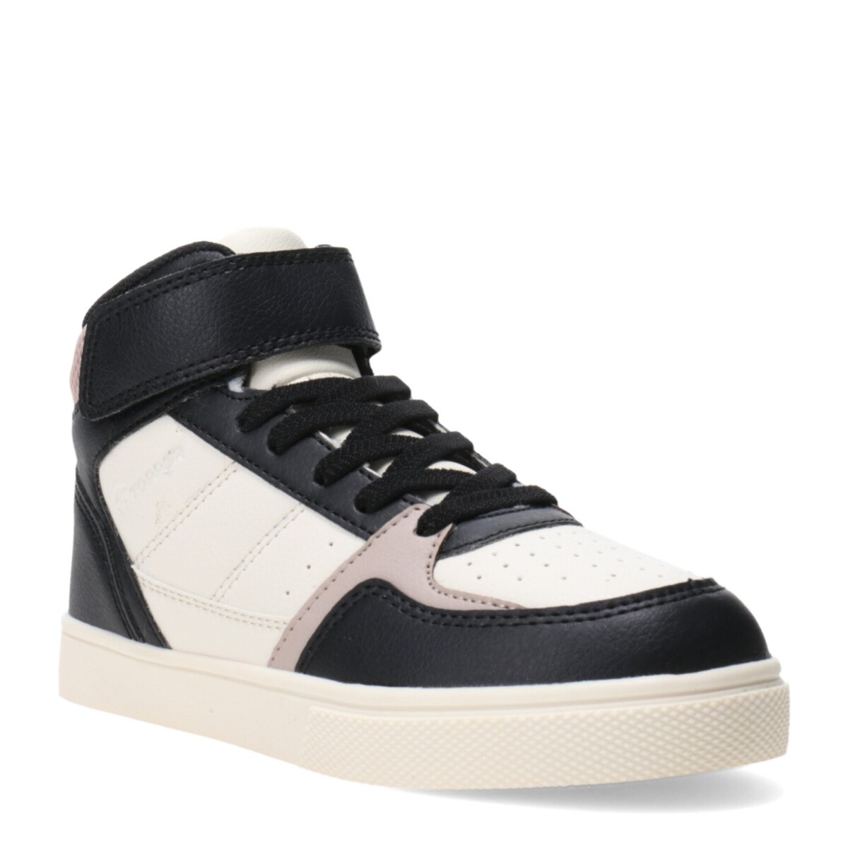 Championes Infantiles Topper Bota Costa II Mid - Blanco Hueso - Negro 