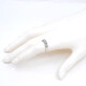 Anillo Medio Sin Fin En Oro Blanco 18K Anillo Medio Sin Fin En Oro Blanco 18K