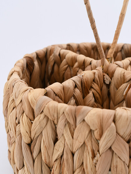 ORGANIZADOR DE CUBIERTOS TEJIDO BEIGE