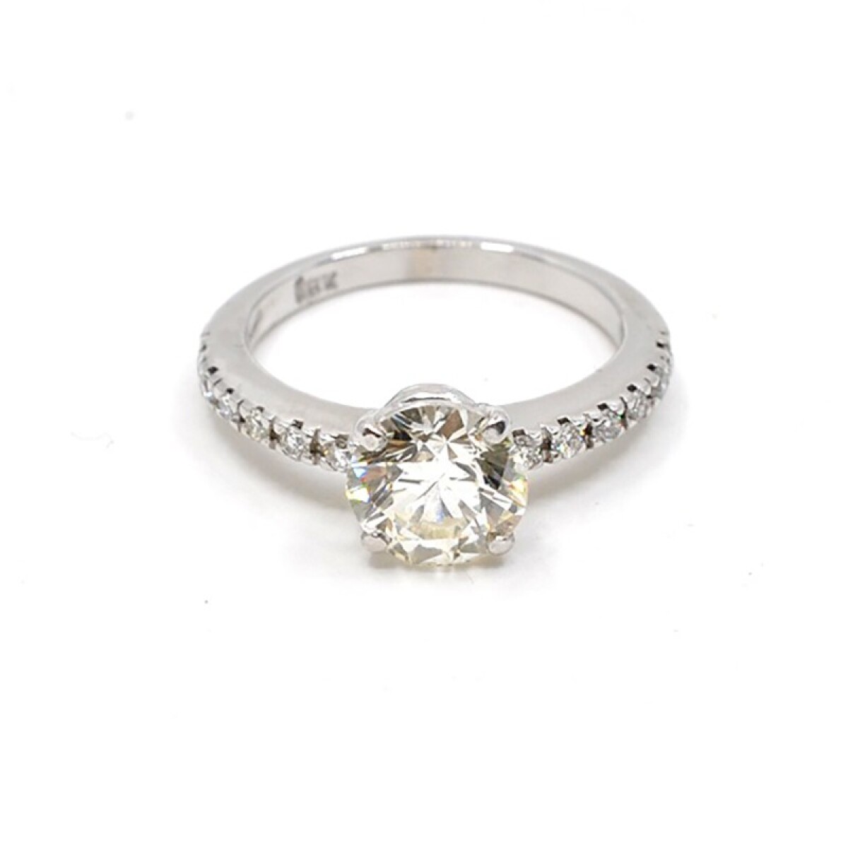 Anillo Oro 18K Y Brillantes 2 Ct Aprox. 