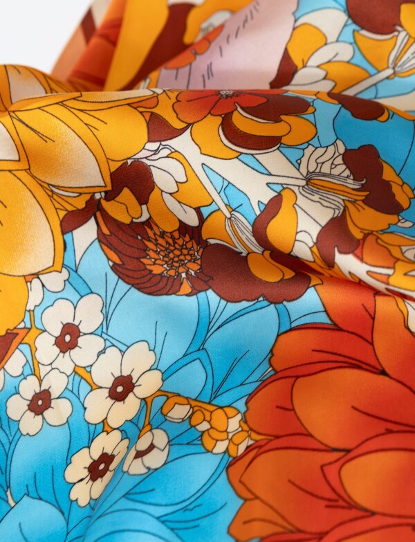 Bandana Flores ANARANJADO/MULTI