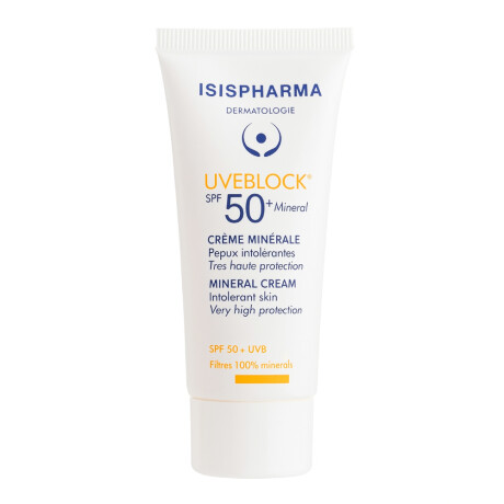 Protector Solar Isispharma Uveblock Mineral en Crema FPS50 40ml Protector Solar Isispharma Uveblock Mineral en Crema FPS50 40ml