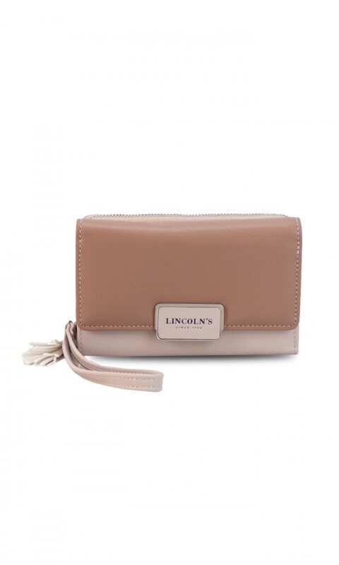 BILLETERA LOLA MAUVE C/ROSA