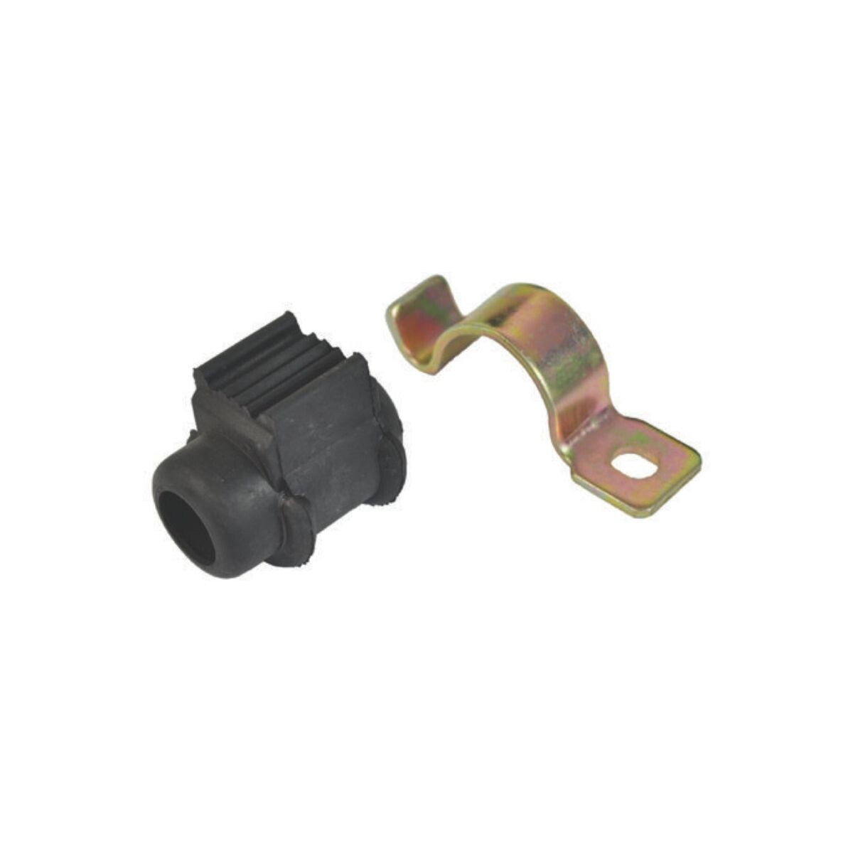 KIT DE GOMA + ABRAZADERA SUSPENSION DELANTERA EXTERNA 23MM (EXTERNO) 