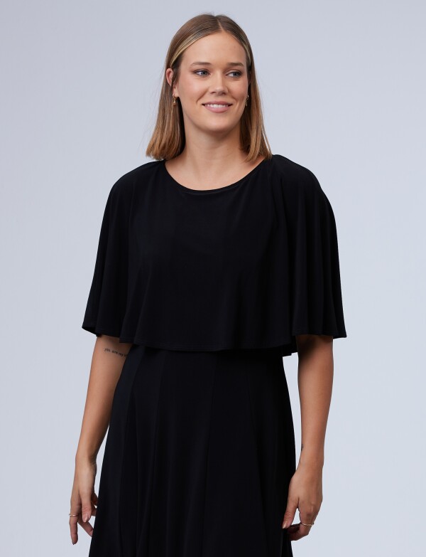 Vestido Overlayer NEGRO