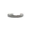 Brazalete trenzado con borde-Plata 925-Sin Piedra-BR3012 sinpiedra