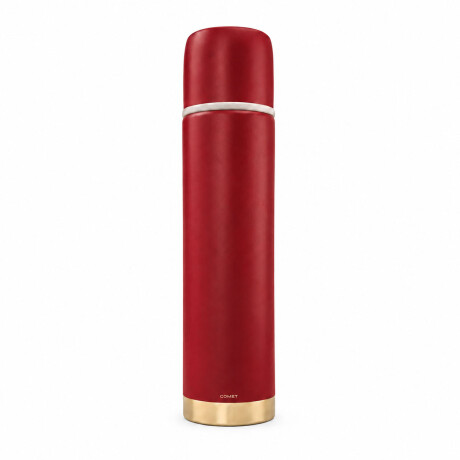 Termo Bala Acero Inoxidable 750Ml Mantiene Frío Calor Comet Bordó