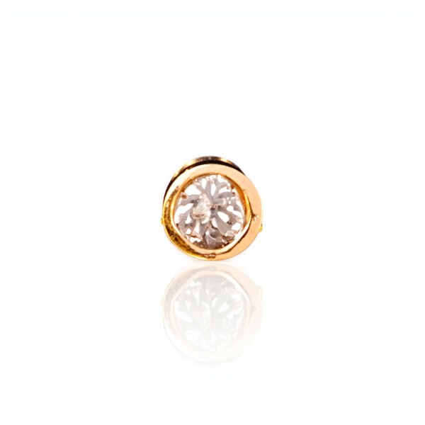 Dije Punto de luz-Oro bajo-Piedra Zirconia-CP8577 conpiedra