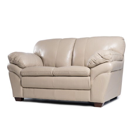 Sofá Gaudi - Cuero Básico - 2 cuerpos 519 (Beige)