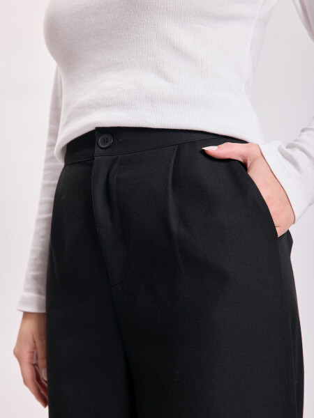 Pantalón de vestir ancho Negro