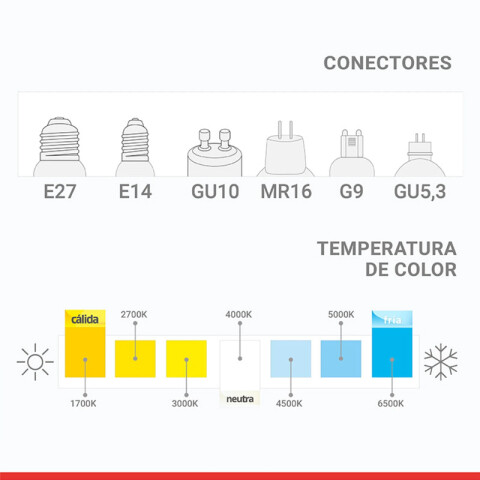 Lámpara LED c/fotocélula E27 9W 806Lm luz cálida IX1047