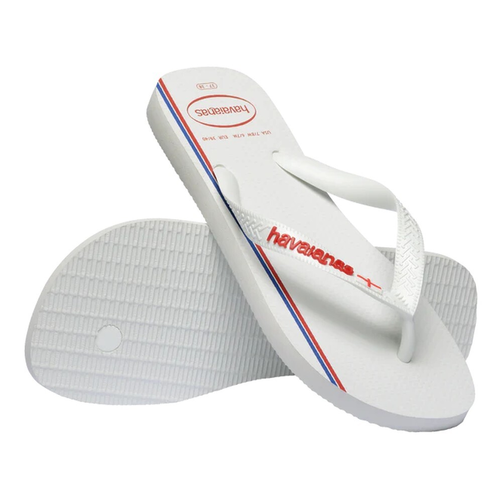 Sandalias Havaianas Top Nations II FC White Red Apache