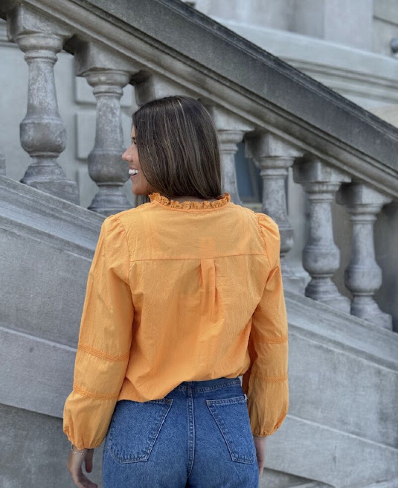 Camisa Valeria naranja