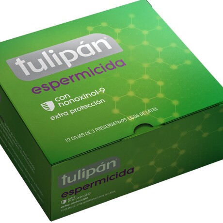 PRESERVATIVO TULIPAN X3 ESPERMICIDA PRESERVATIVO TULIPAN X3 ESPERMICIDA
