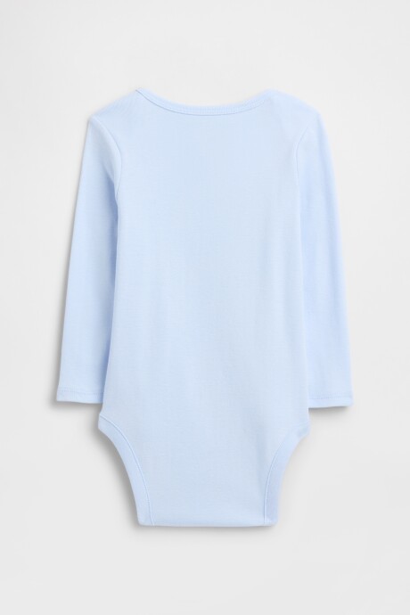 Body Manga Larga Logo Gap Bebé Serene Blue