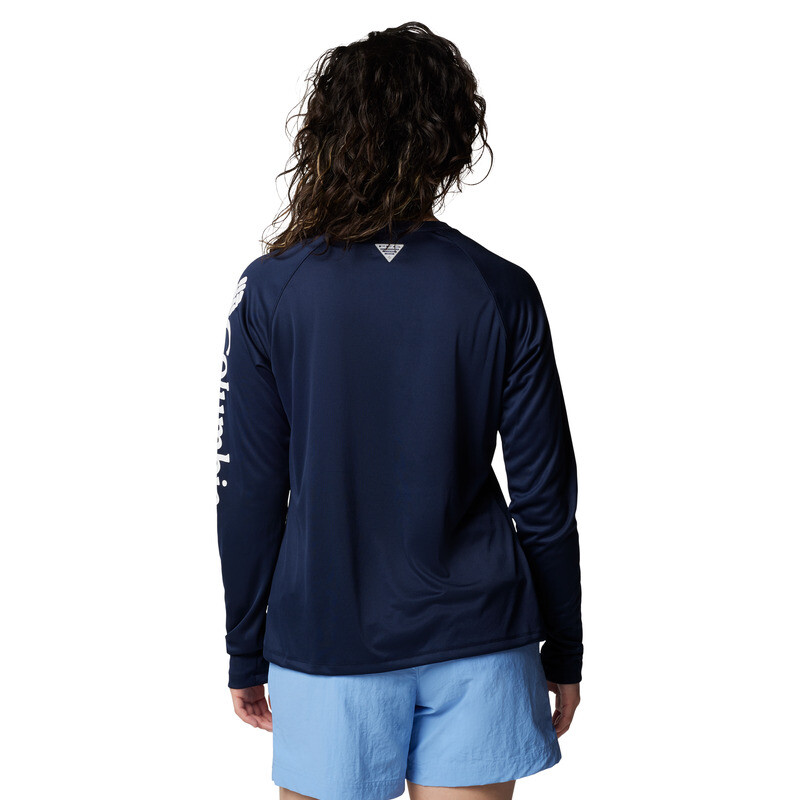 Buzo Tidal Tee II LS Mujer COLLEGIATE NAVY