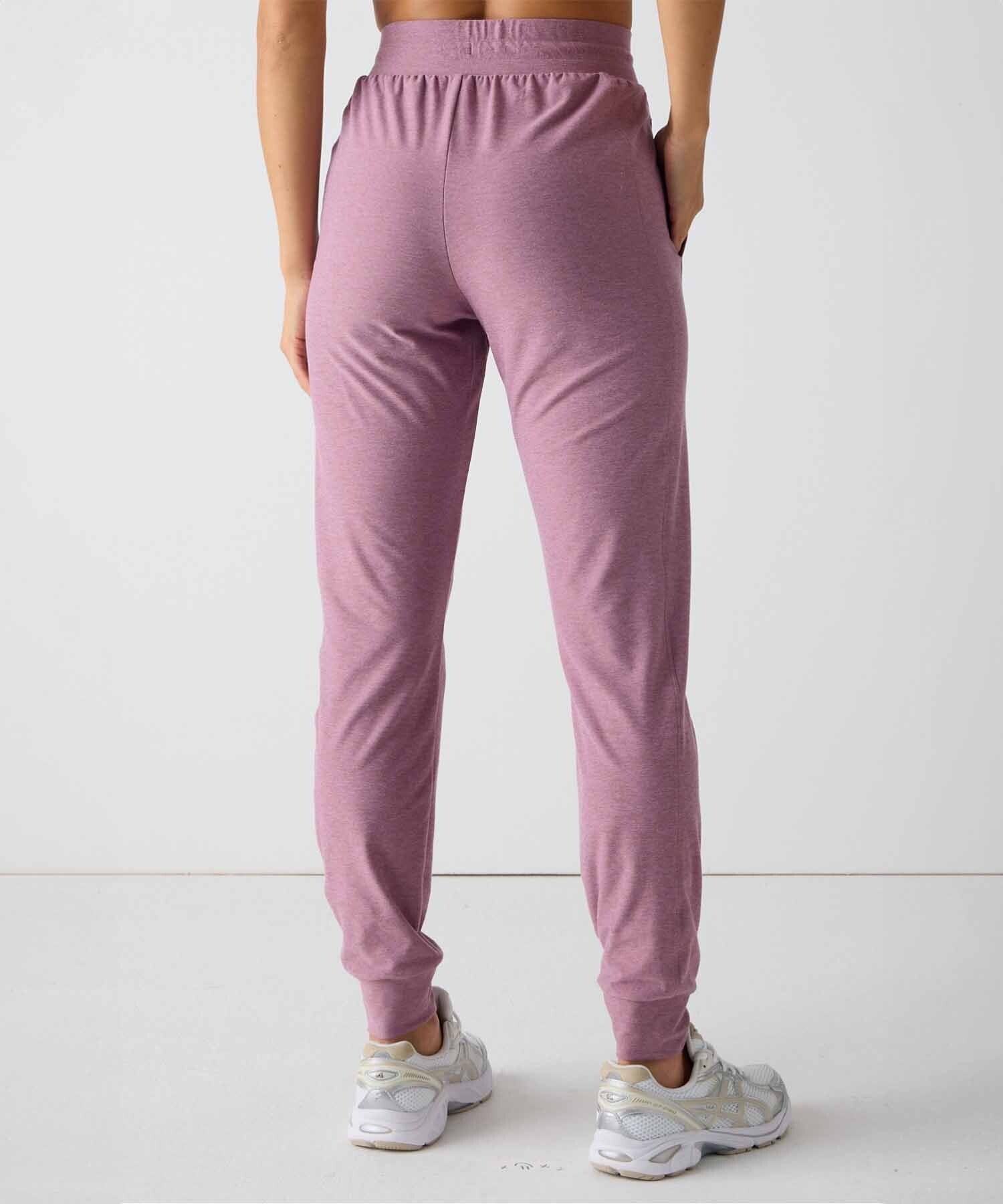 Leggings Jogger Cloud Jersey Mujer Mushroom Mauve Heather