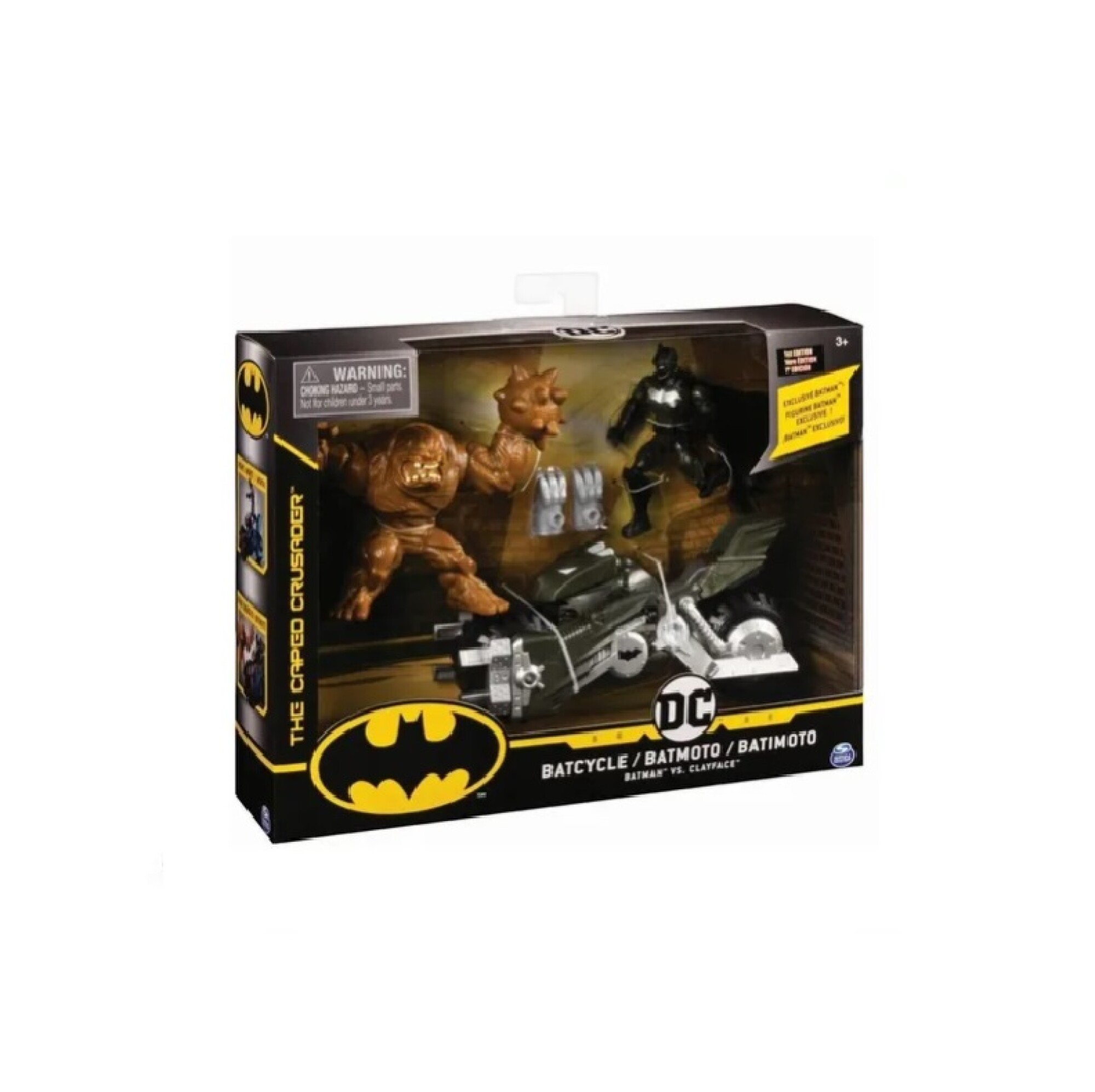 FIGURA DE ACCIÓN BATMAN EN MOTO-BATMOTO-HEROE DC COMICS