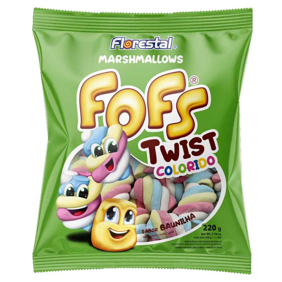 Marshmallow Florestal 220 grs - Colores 