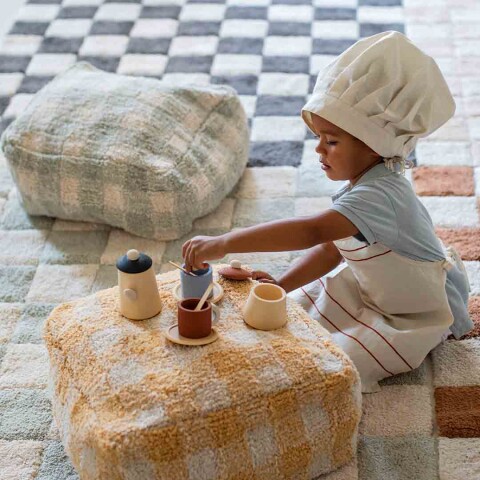 Alfombra lavable -Kitchen Tiles Blue