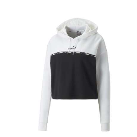 Puma Power Tape Hoodie TR White & Black