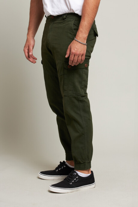 PANTALON CARGO VISUND DIXIE Militar