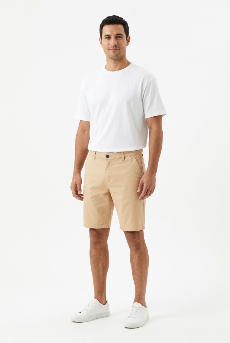 Bermuda con bolsillos - Khaki 