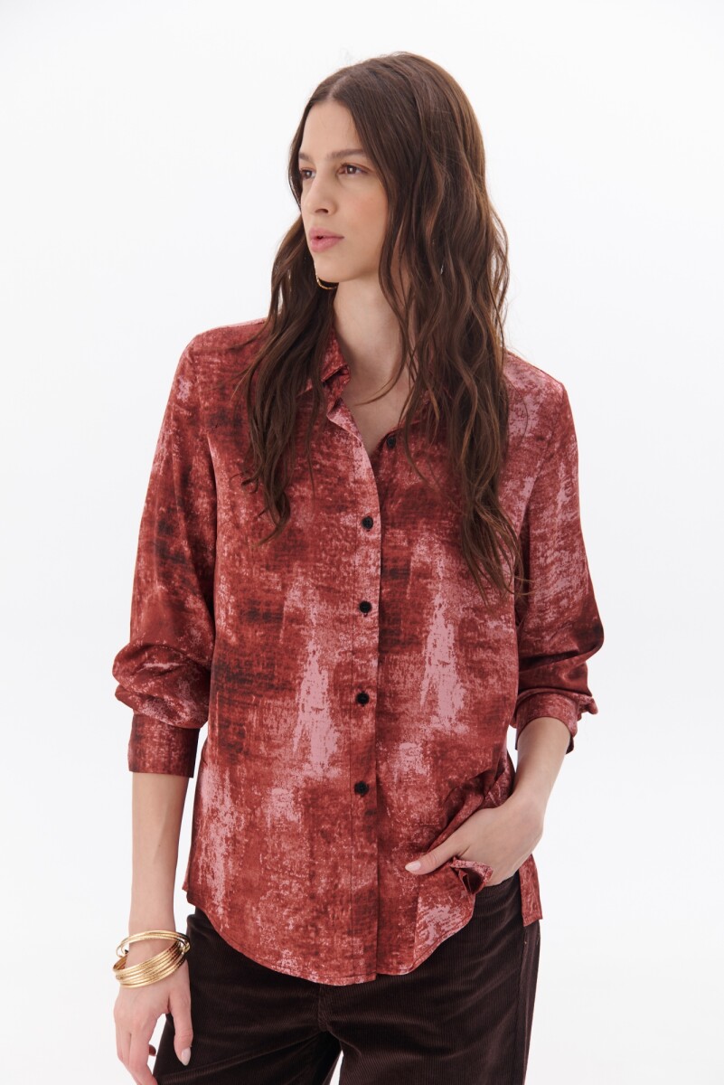 CAMISA TANNAT - GRANATE 