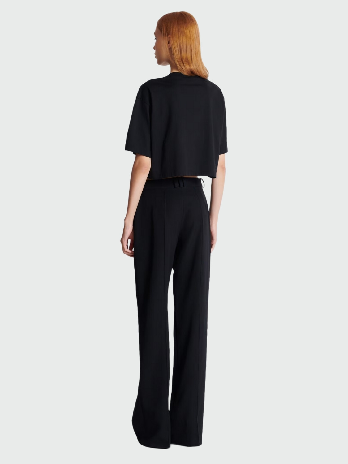 Balmain -Remera de algodón con estampado Balmain Paris Negro