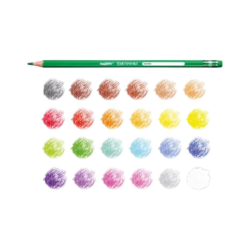 Lápices de Colores Carioca con Goma – 12 Unidades Lápices de Colores Carioca con Goma – 12 Unidades