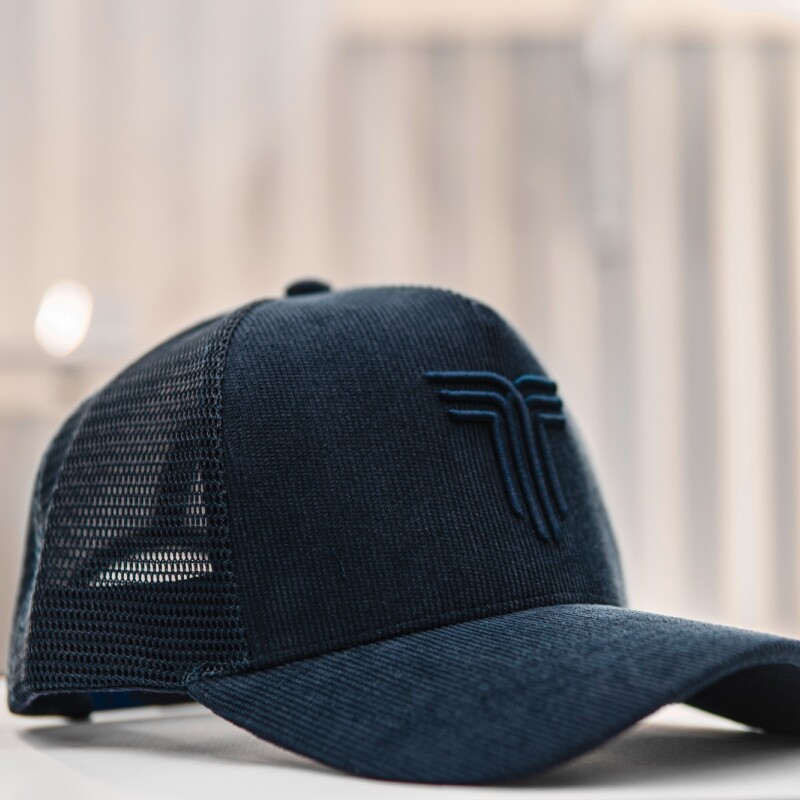 Gorra Tiffosi Corderoy Unisex Azul