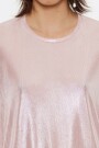 CAMISETA BOXY METALIZADA Gris