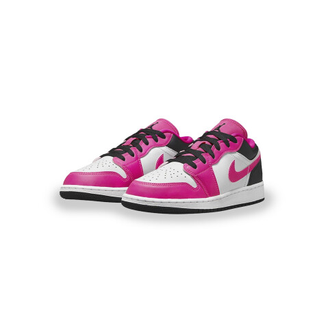 AIR JORDAN 1 LOW FUND GG FIERCE PINK/BLACK-WHITE Pink