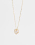 Collares Largos Capsula Especial Collar Largo Multidijes Cuarzo Rosa - Dorado
