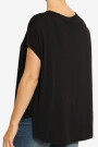 Camiseta oversized Negro