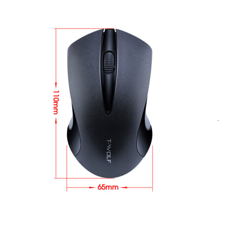 MOUSE INALAMBRICO TWOLF Q2BK NEGRO MOUSE INALAMBRICO TWOLF Q2BK NEGRO