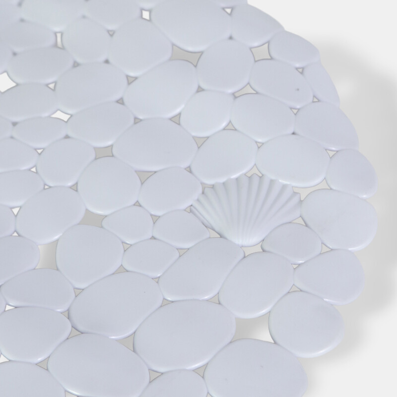 ALFOMBRA ANTIDESLIZANTE BLANCO 69X35CM Unica