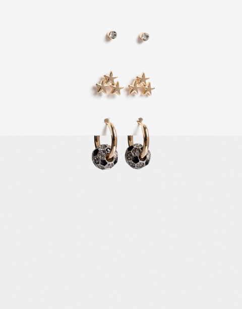 Aros Sets Color Set De Aros Athletic Bling - Combinacion Bicolor