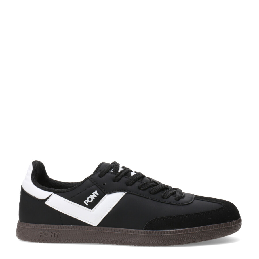 Championes de Hombre Pony MOMA Negro - Blanco